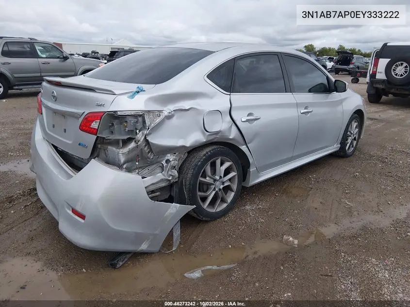 2014 NISSAN SENTRA VIN 3N1AB7AP0EY333222 — фото 4
