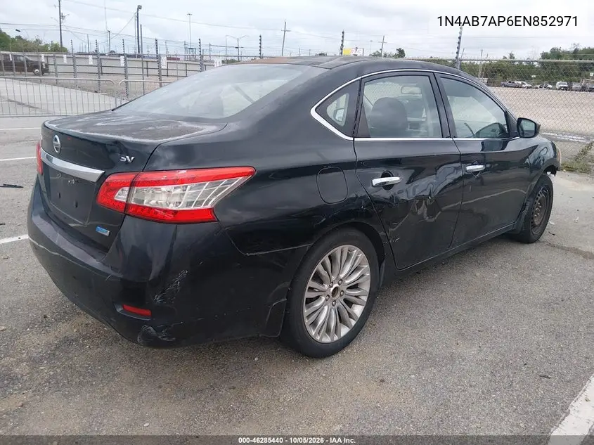 2014 NISSAN SENTRA VIN 1N4AB7AP6EN852971 — фото 4