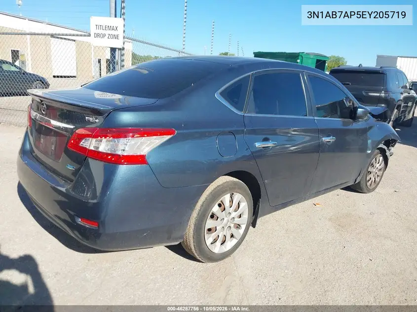 2014 NISSAN SENTRA VIN 3N1AB7AP5EY205719 — фото 4