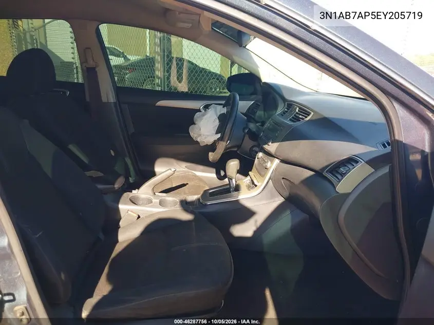 2014 NISSAN SENTRA VIN 3N1AB7AP5EY205719 — фото 5