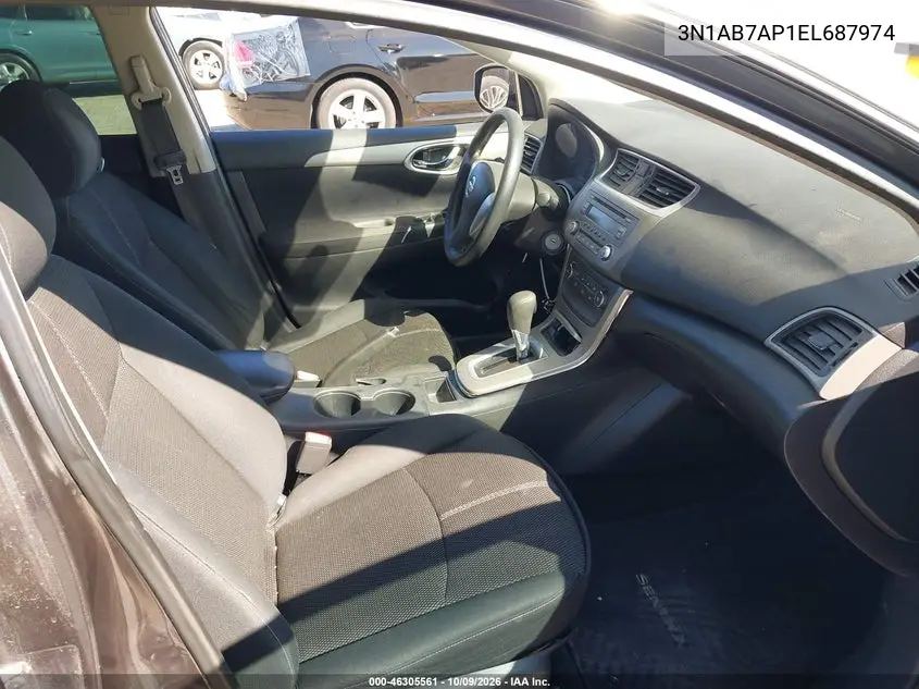 2014 NISSAN SENTRA VIN 3N1AB7AP1EL687974 — фото 5