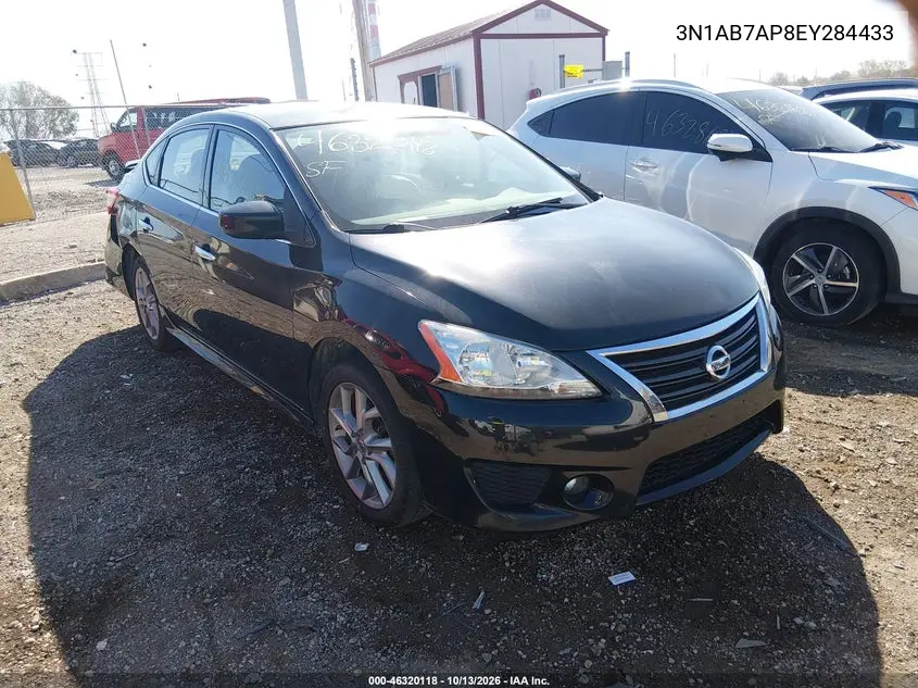 NISSAN SENTRA 2014, VIN 3N1AB7AP8EY284433