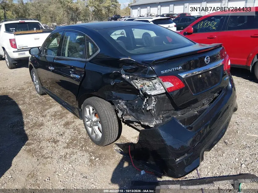 2014 NISSAN SENTRA VIN 3N1AB7AP8EY284433 — фото 3