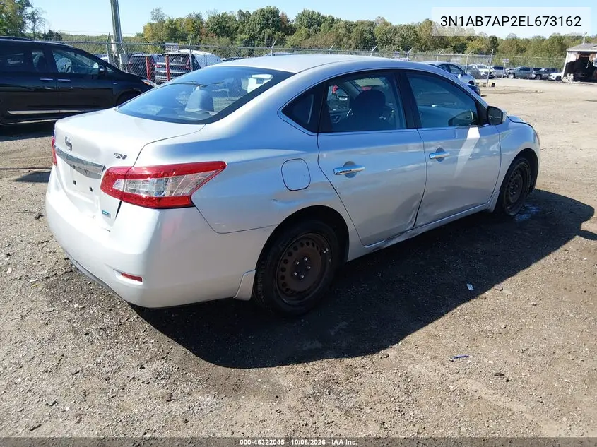 2014 NISSAN SENTRA VIN 3N1AB7AP2EL673162 — фото 4