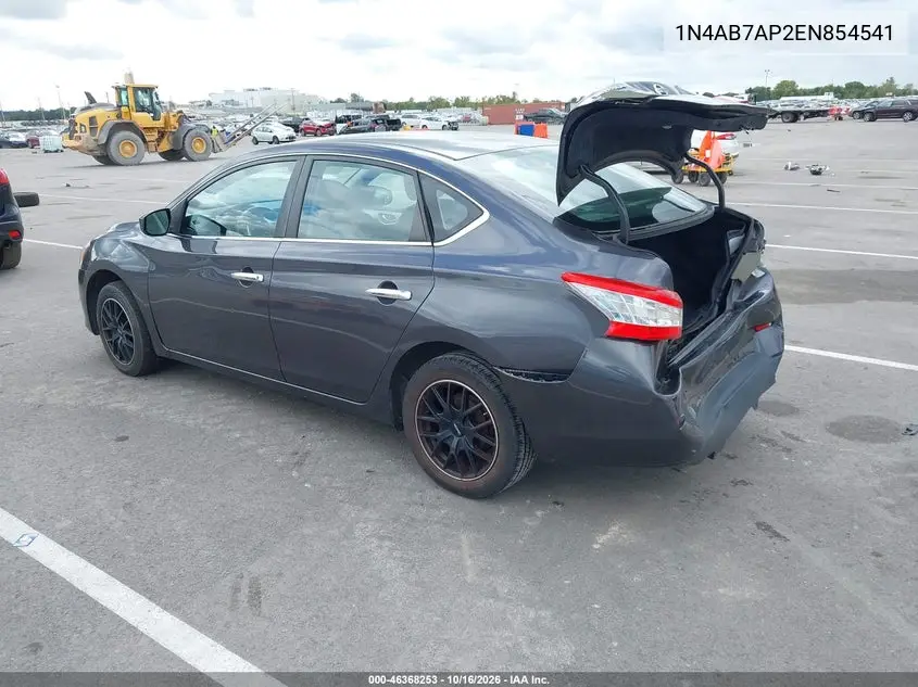 2014 NISSAN SENTRA VIN 1N4AB7AP2EN854541 — фото 3
