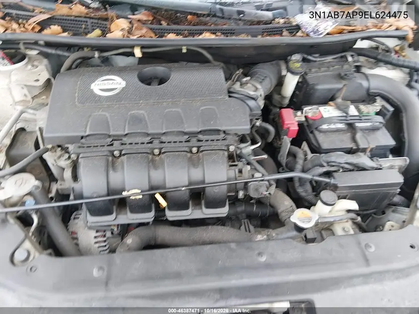2014 NISSAN SENTRA VIN 3N1AB7AP9EL624475 — фото 10