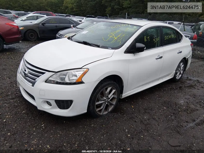 2014 NISSAN SENTRA VIN 3N1AB7AP9EL624475 — фото 2