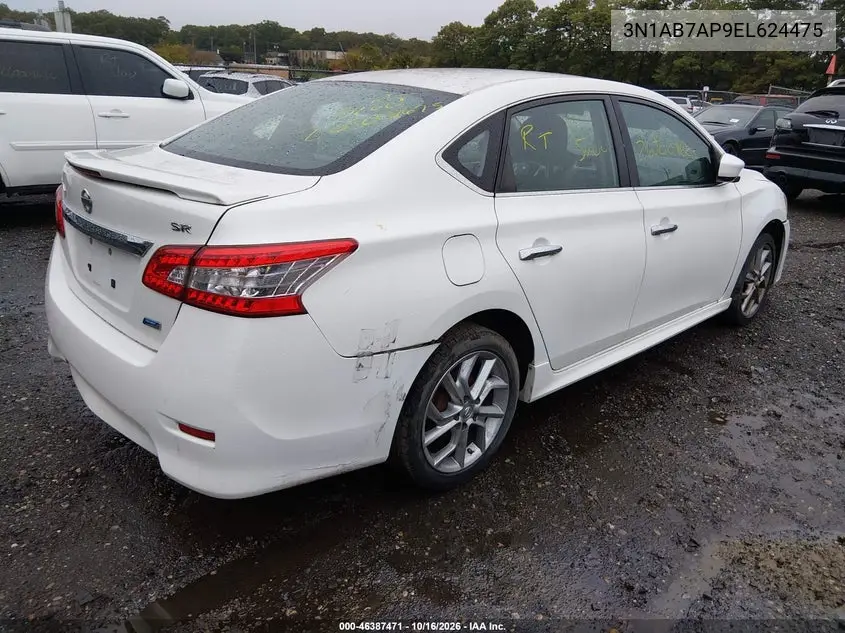 2014 NISSAN SENTRA VIN 3N1AB7AP9EL624475 — фото 4