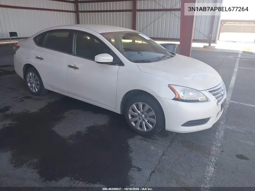 NISSAN SENTRA 2014, VIN 3N1AB7AP8EL677264