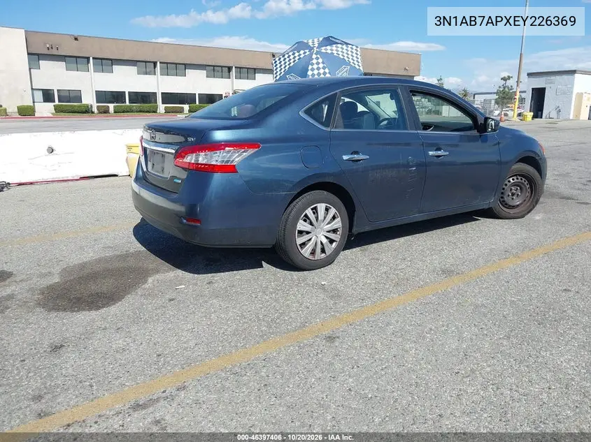 2014 NISSAN SENTRA VIN 3N1AB7APXEY226369 — фото 4