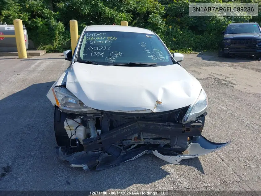 2015 NISSAN SENTRA VIN 3N1AB7AP6FL689236 — фото 13