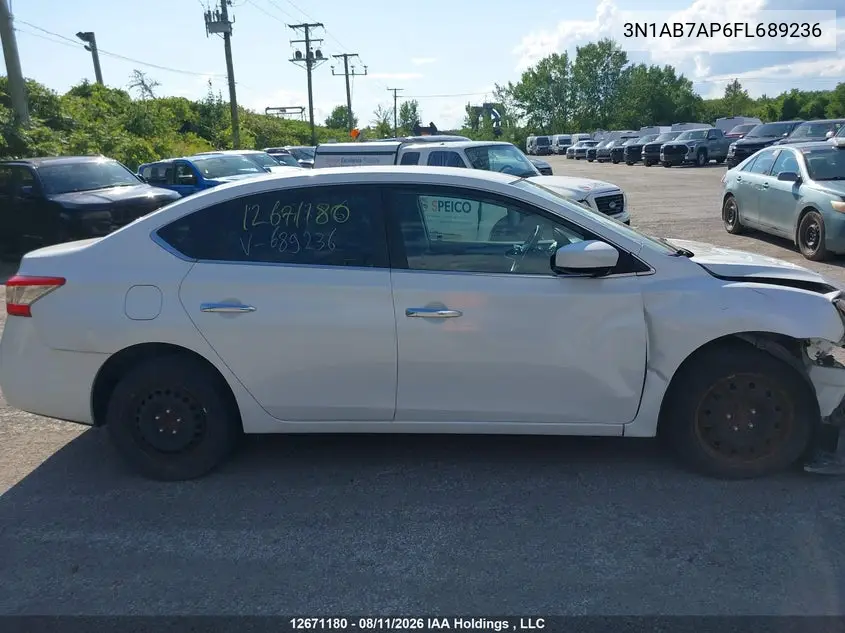 2015 NISSAN SENTRA VIN 3N1AB7AP6FL689236 — фото 14