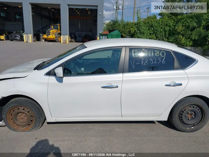 2015 NISSAN SENTRA VIN 3N1AB7AP6FL689236 — фото 15