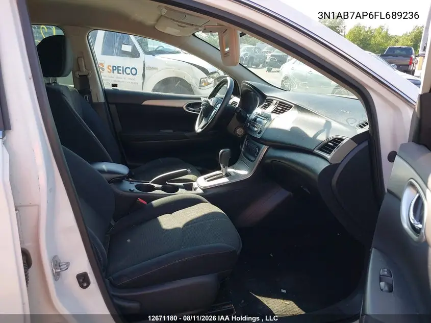 2015 NISSAN SENTRA VIN 3N1AB7AP6FL689236 — фото 5