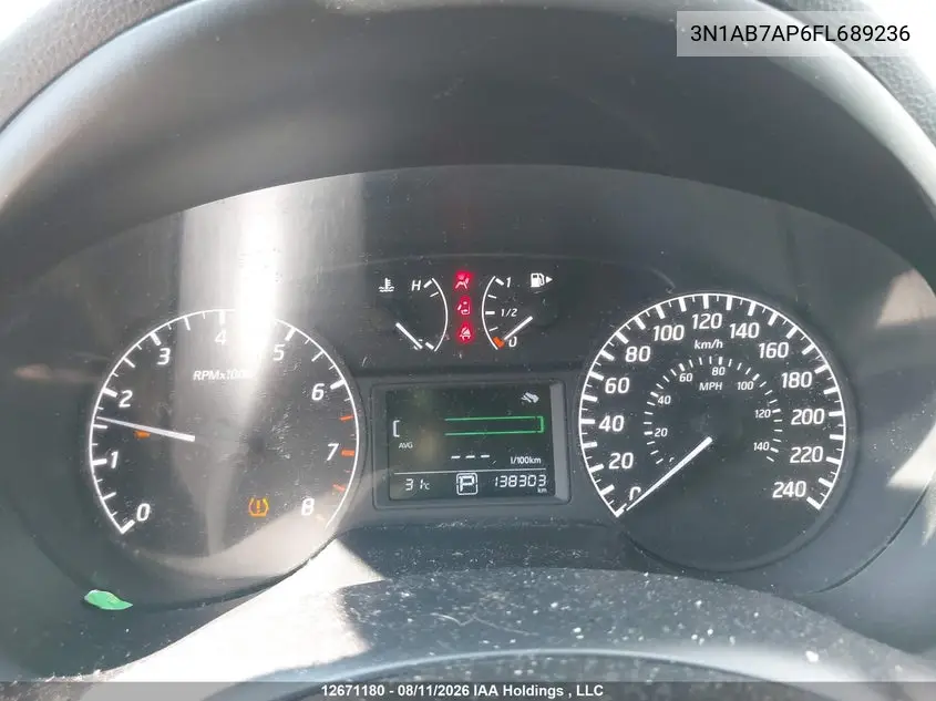 2015 NISSAN SENTRA VIN 3N1AB7AP6FL689236 — фото 7