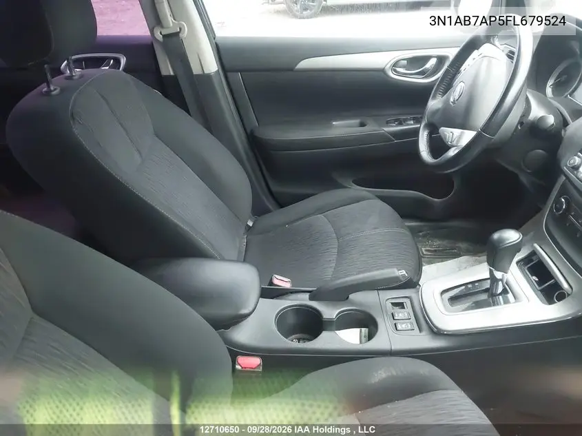 2015 NISSAN SENTRA VIN 3N1AB7AP5FL679524 — фото 5