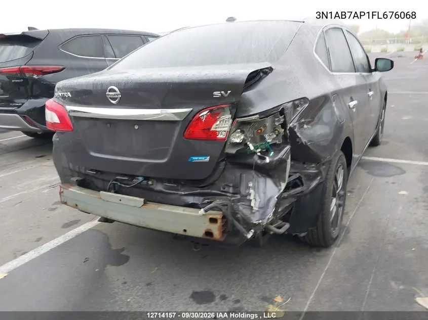 2015 NISSAN SENTRA VIN 3N1AB7AP1FL676068 — фото 6
