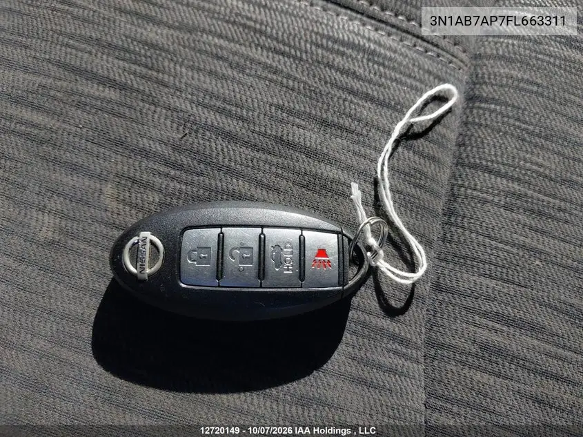 2015 NISSAN SENTRA VIN 3N1AB7AP7FL663311 — фото 11