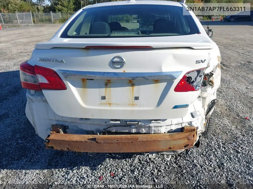 2015 NISSAN SENTRA VIN 3N1AB7AP7FL663311 — фото 12
