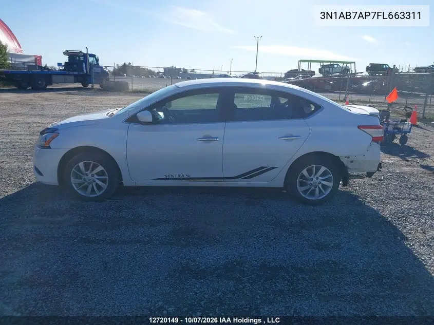 2015 NISSAN SENTRA VIN 3N1AB7AP7FL663311 — фото 15