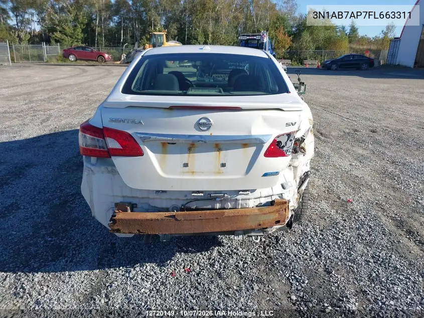 2015 NISSAN SENTRA VIN 3N1AB7AP7FL663311 — фото 17