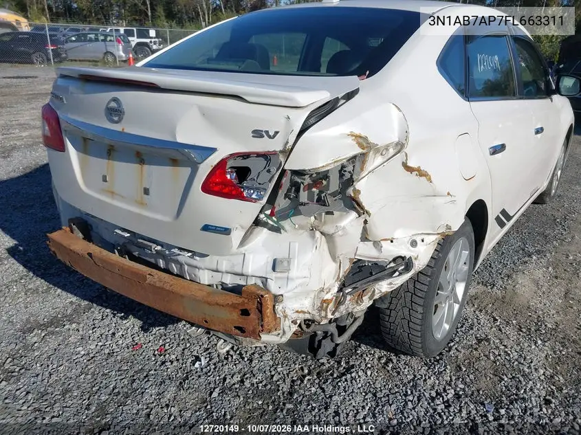 2015 NISSAN SENTRA VIN 3N1AB7AP7FL663311 — фото 6