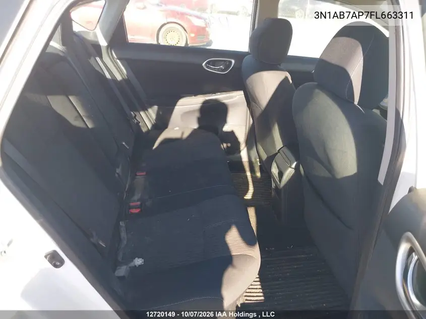 2015 NISSAN SENTRA VIN 3N1AB7AP7FL663311 — фото 8
