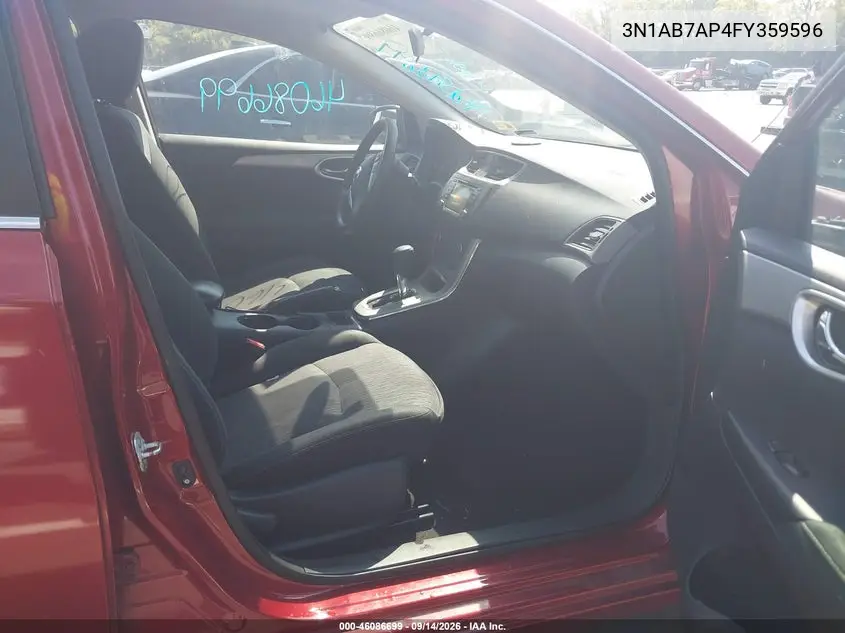 2015 NISSAN SENTRA VIN 3N1AB7AP4FY359596 — фото 5