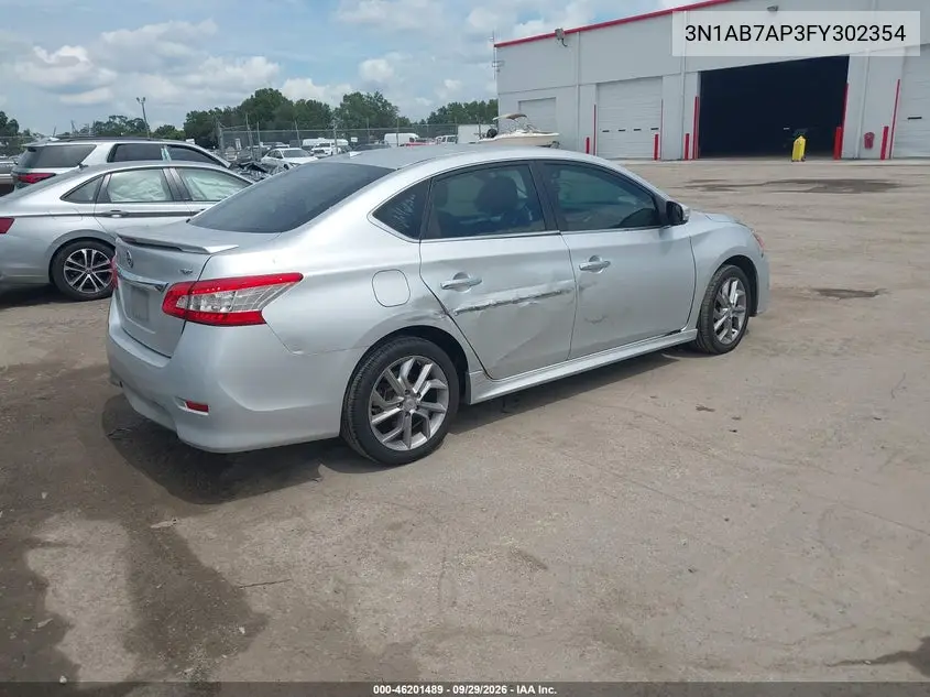 2015 NISSAN SENTRA VIN 3N1AB7AP3FY302354 — фото 4