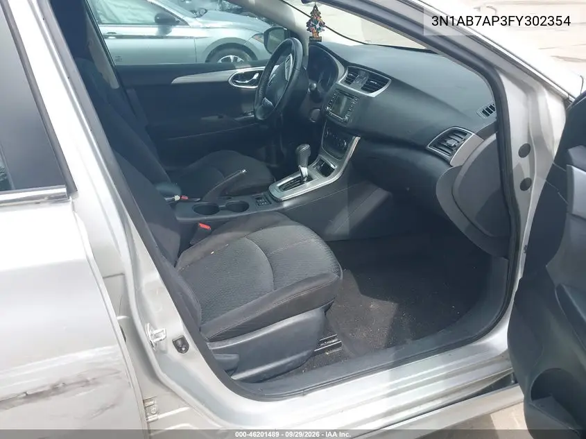 2015 NISSAN SENTRA VIN 3N1AB7AP3FY302354 — фото 5