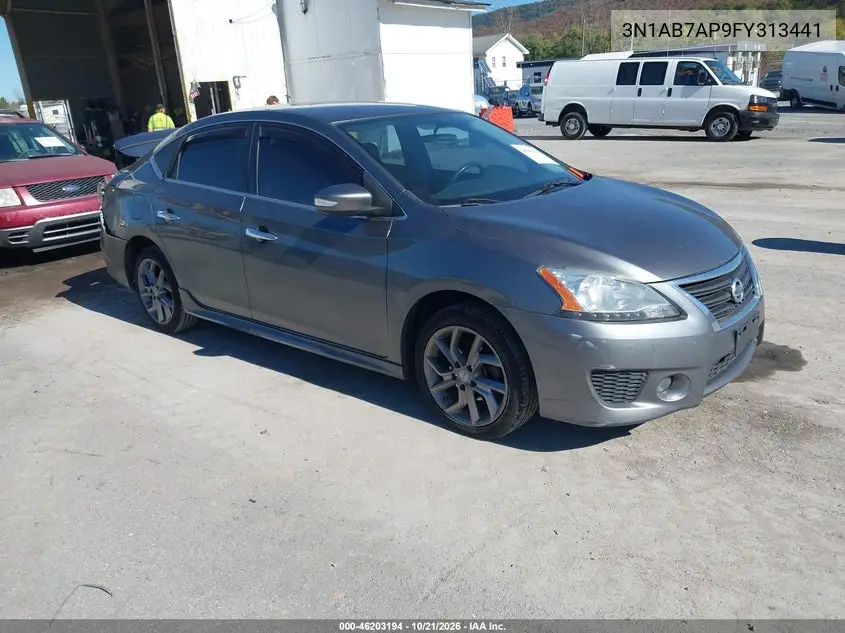 NISSAN SENTRA 2015, VIN 3N1AB7AP9FY313441