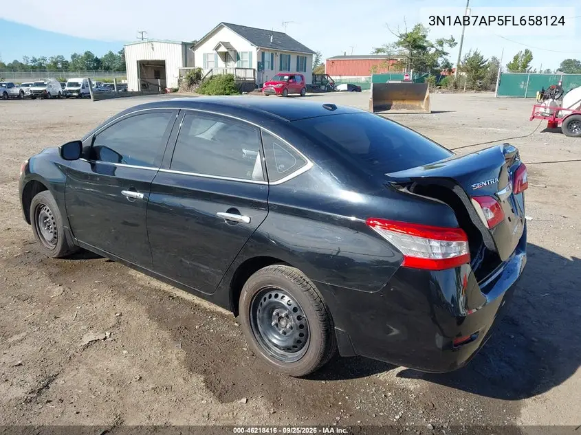 2015 NISSAN SENTRA VIN 3N1AB7AP5FL658124 — фото 3