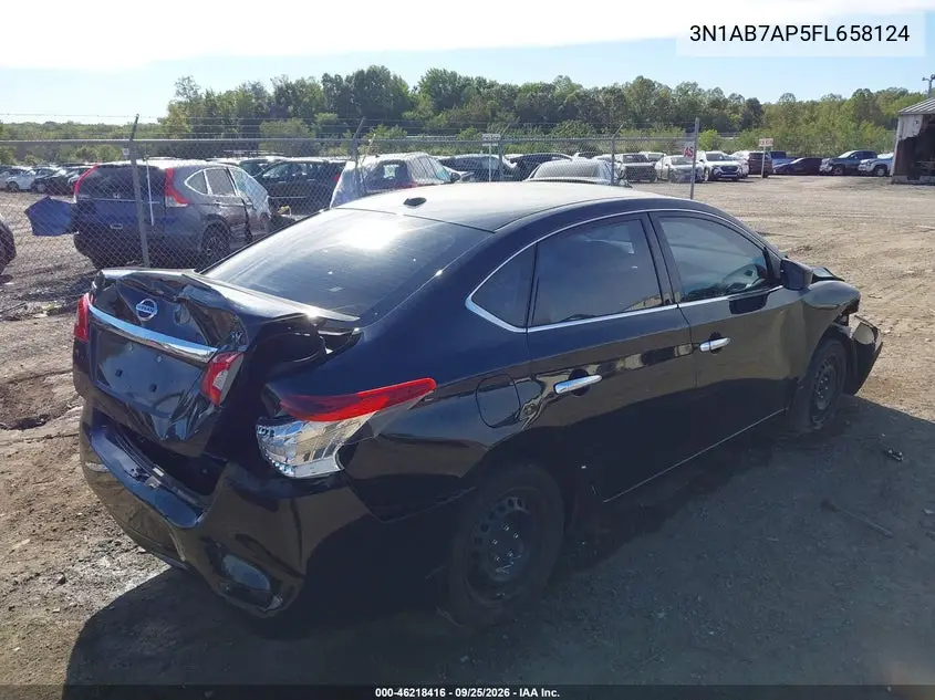 2015 NISSAN SENTRA VIN 3N1AB7AP5FL658124 — фото 4