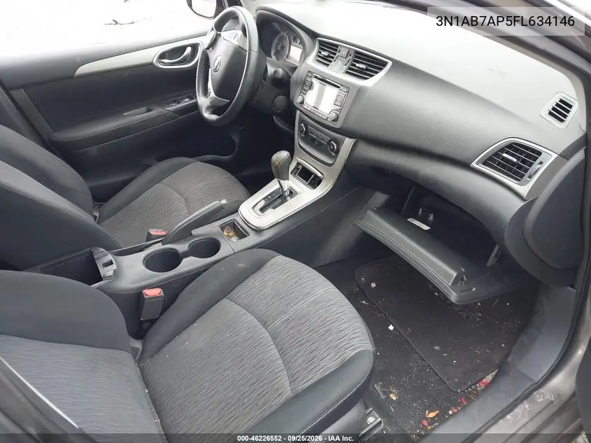 2015 NISSAN SENTRA VIN 3N1AB7AP5FL634146 — фото 5