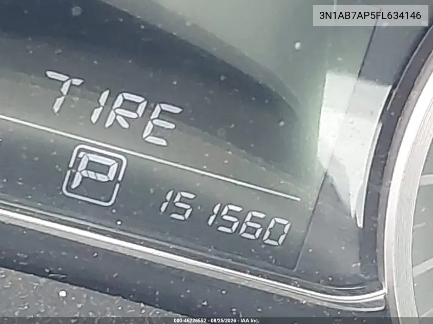 2015 NISSAN SENTRA VIN 3N1AB7AP5FL634146 — фото 7