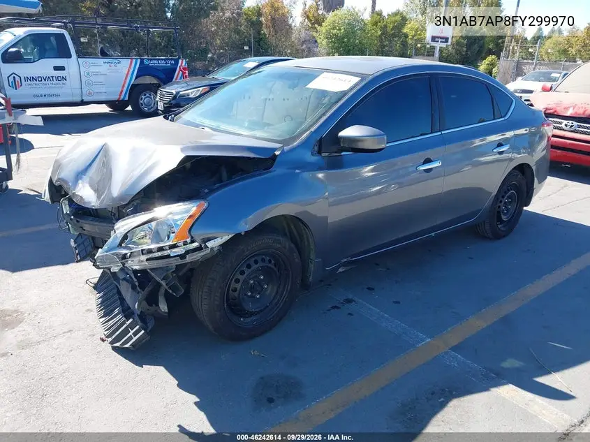 2015 NISSAN SENTRA VIN 3N1AB7AP8FY299970 — фото 2