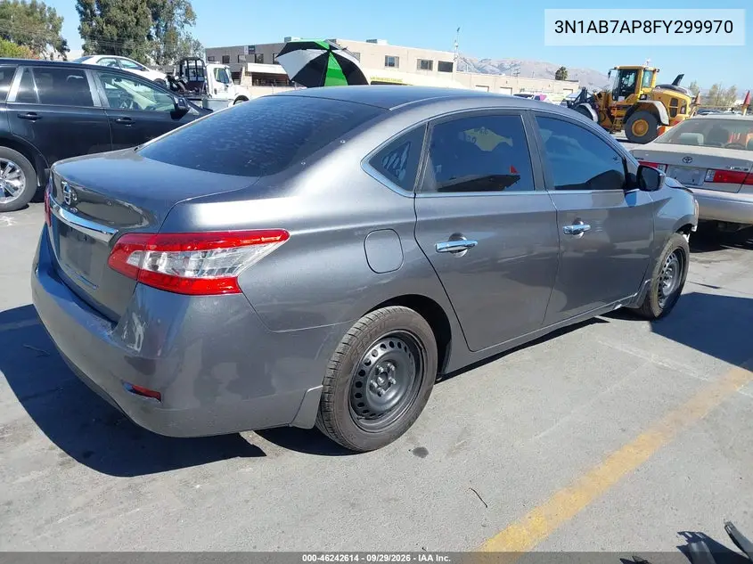 2015 NISSAN SENTRA VIN 3N1AB7AP8FY299970 — фото 4