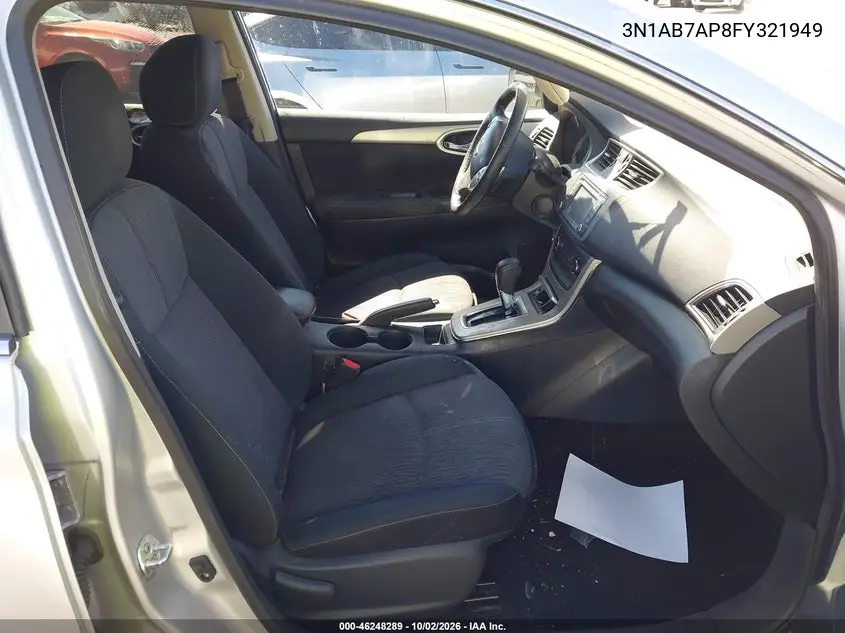 2015 NISSAN SENTRA VIN 3N1AB7AP8FY321949 — фото 5