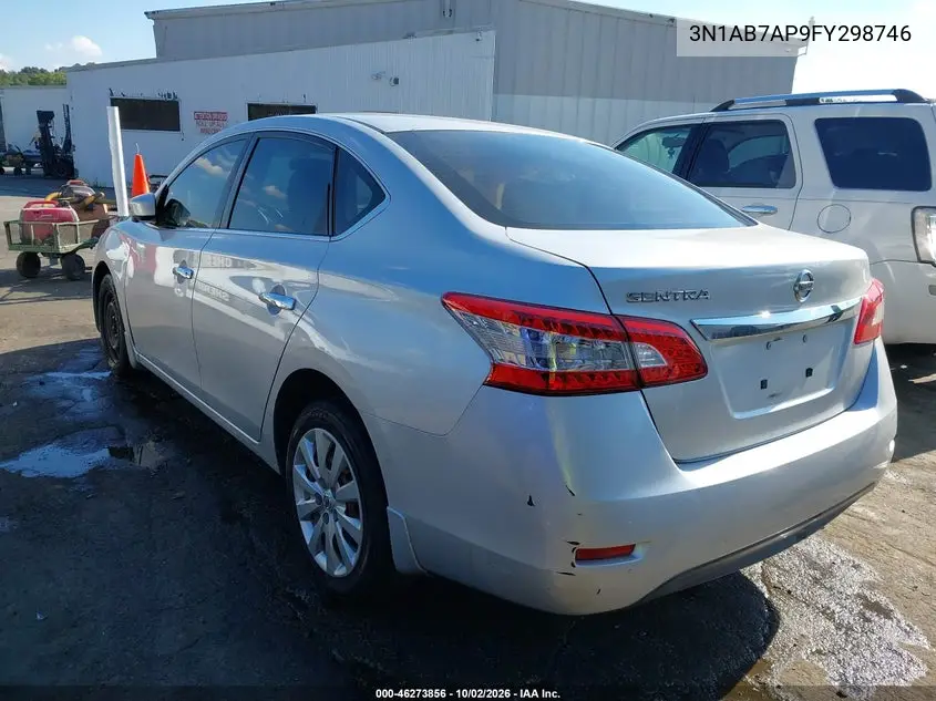 2015 NISSAN SENTRA VIN 3N1AB7AP9FY298746 — фото 3