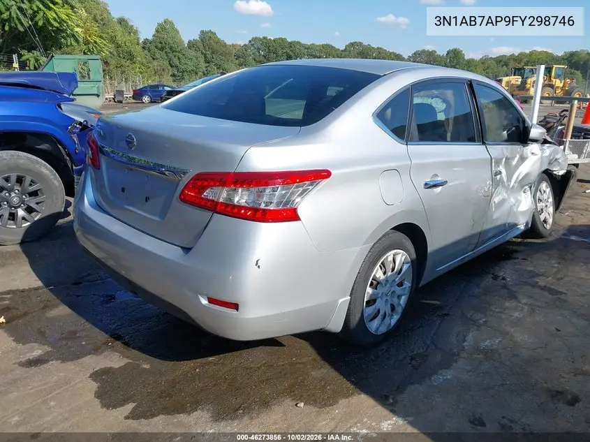 2015 NISSAN SENTRA VIN 3N1AB7AP9FY298746 — фото 4
