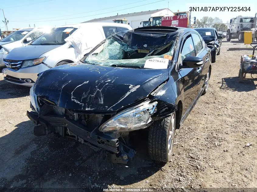 2015 NISSAN SENTRA VIN 3N1AB7APXFY225434 — фото 2