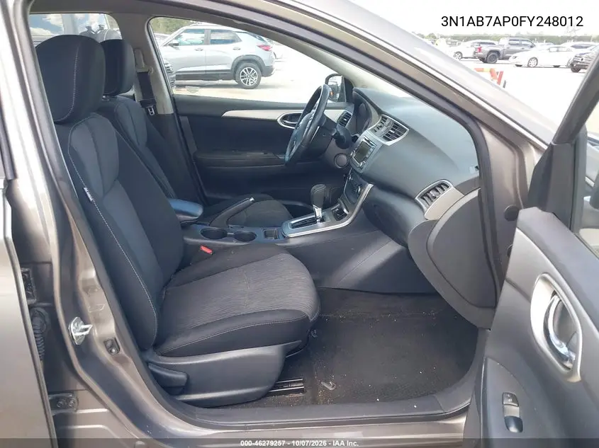 2015 NISSAN SENTRA VIN 3N1AB7AP0FY248012 — фото 5