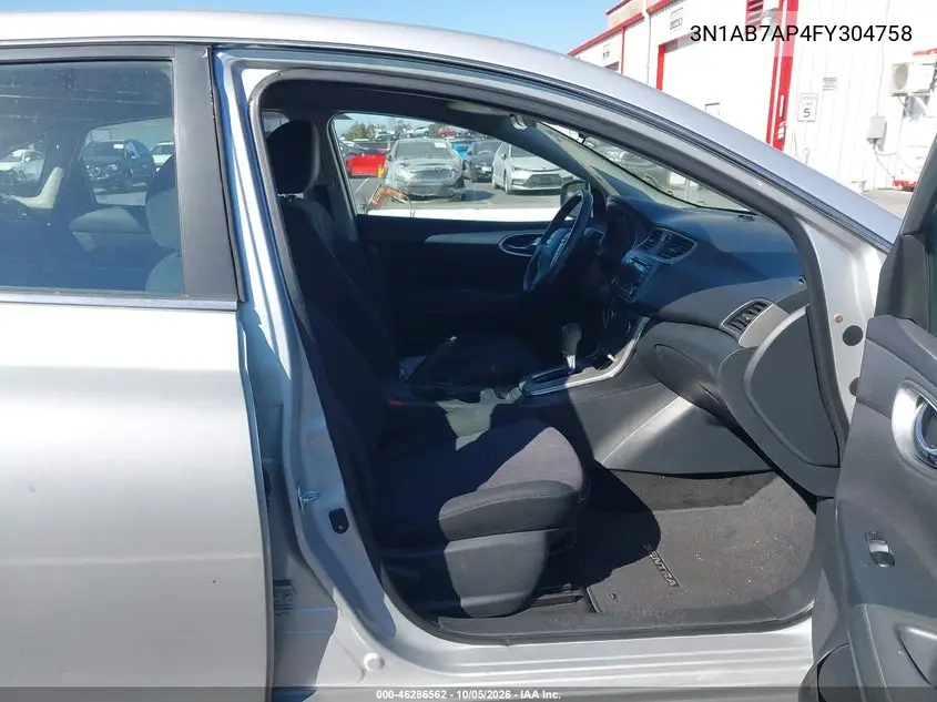 2015 NISSAN SENTRA VIN 3N1AB7AP4FY304758 — фото 5