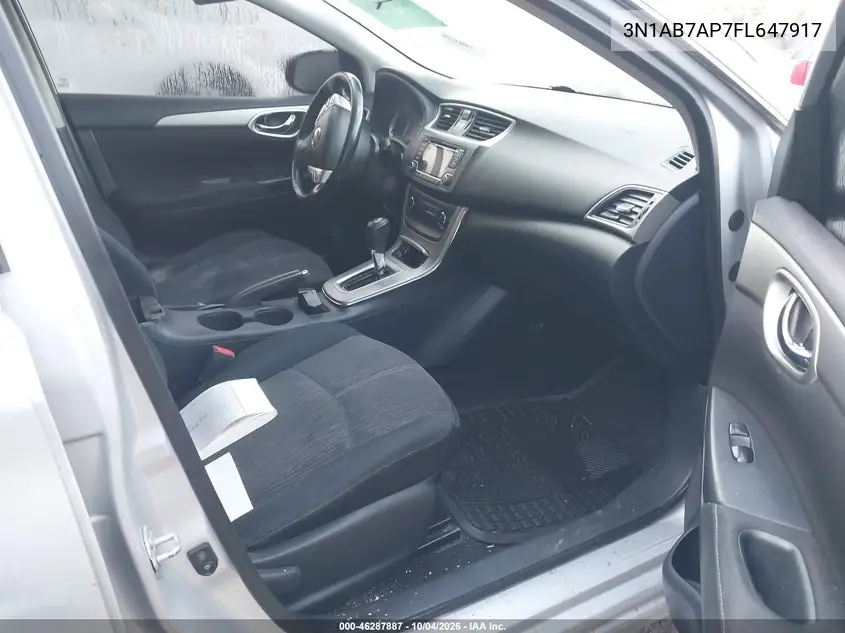 2015 NISSAN SENTRA VIN 3N1AB7AP7FL647917 — фото 5