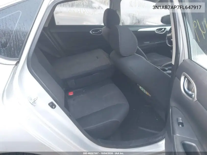 2015 NISSAN SENTRA VIN 3N1AB7AP7FL647917 — фото 8