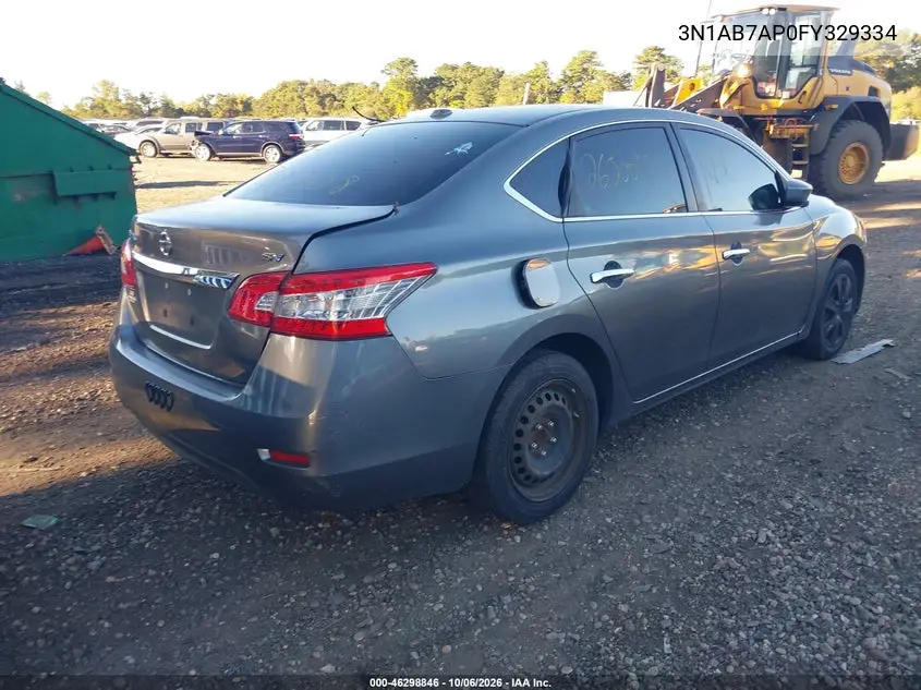 2015 NISSAN SENTRA VIN 3N1AB7AP0FY329334 — фото 4