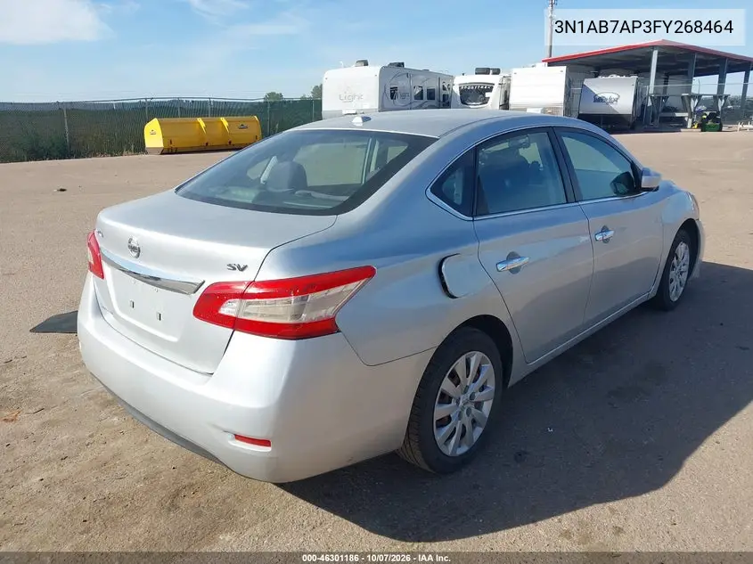 2015 NISSAN SENTRA VIN 3N1AB7AP3FY268464 — фото 4