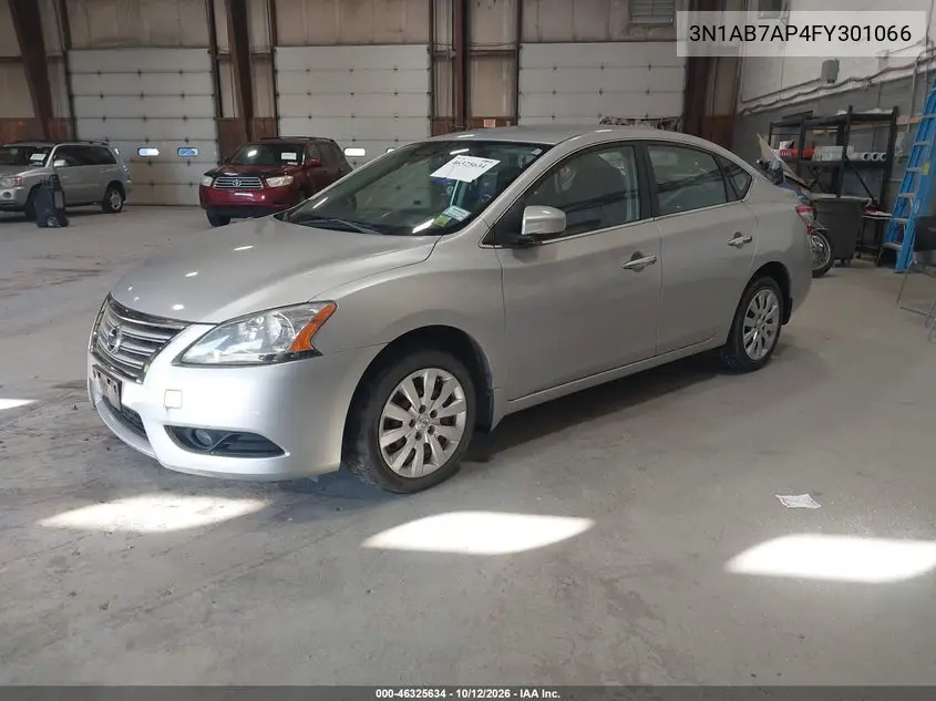 2015 NISSAN SENTRA VIN 3N1AB7AP4FY301066 — фото 2