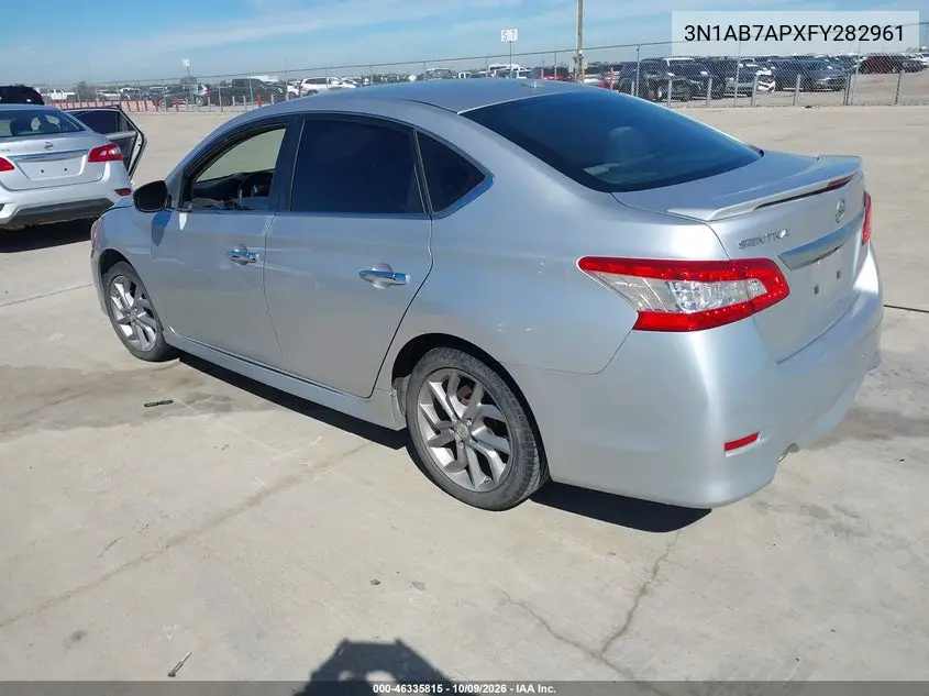 2015 NISSAN SENTRA VIN 3N1AB7APXFY282961 — фото 3