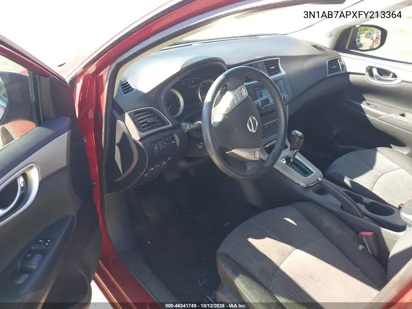 2015 NISSAN SENTRA VIN 3N1AB7APXFY213364 — фото 5